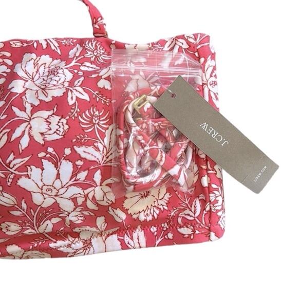 J.Crew Heritage O-ring bandeau bikini top in Tossed floral Women’s, Size 3X - Picture 4 of 6